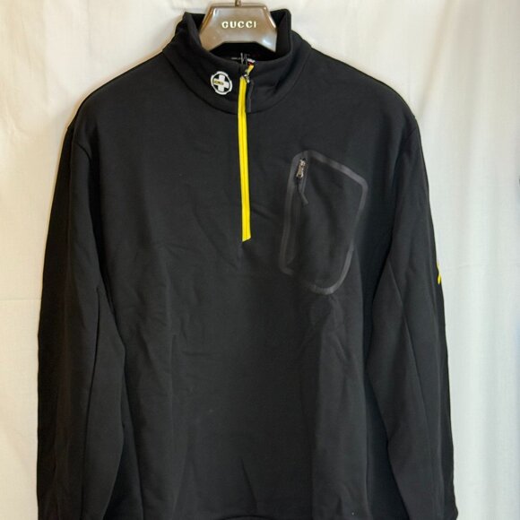 NWT Ralph Lauren RLX 1/4 Zip Pullover Golf Jacket for Men - Black -  XXL - Picture 1 of 6